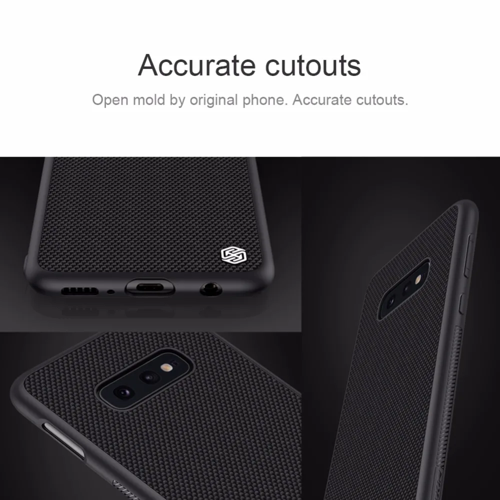 Case for Samsung Galaxy S10e NILLKIN Textured Nylon fiber case back cover durable non-slip Thin and light |