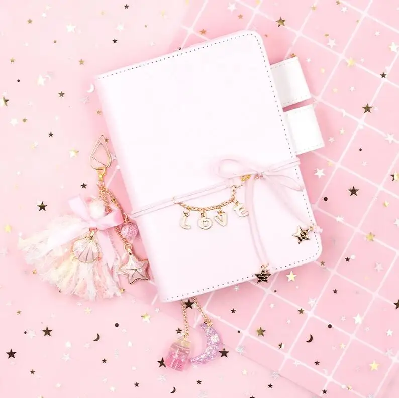 Tassels and Bands Kawaii Grid A6 B6 записная книжка для планирования расписания журналов Sketchbook Dairy Personal Handbook подарок на день рождения Канцелярские товары - Цвет: Tassels and Bands