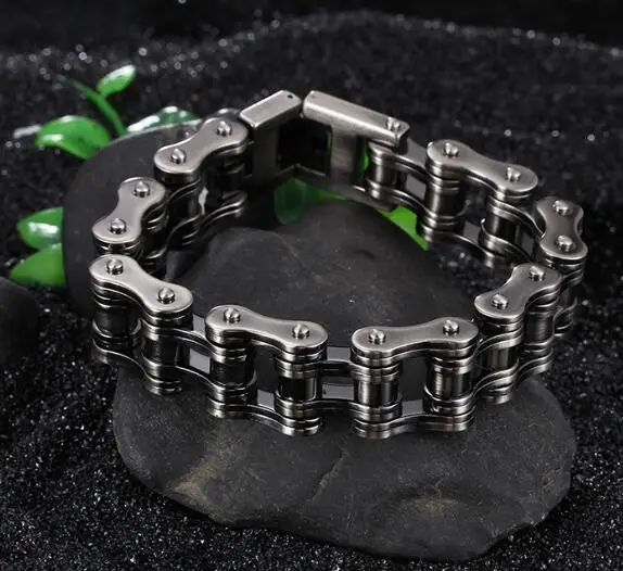 Высокое качество винтажный браслет из нержавеющей стали цепь для мотоцикла