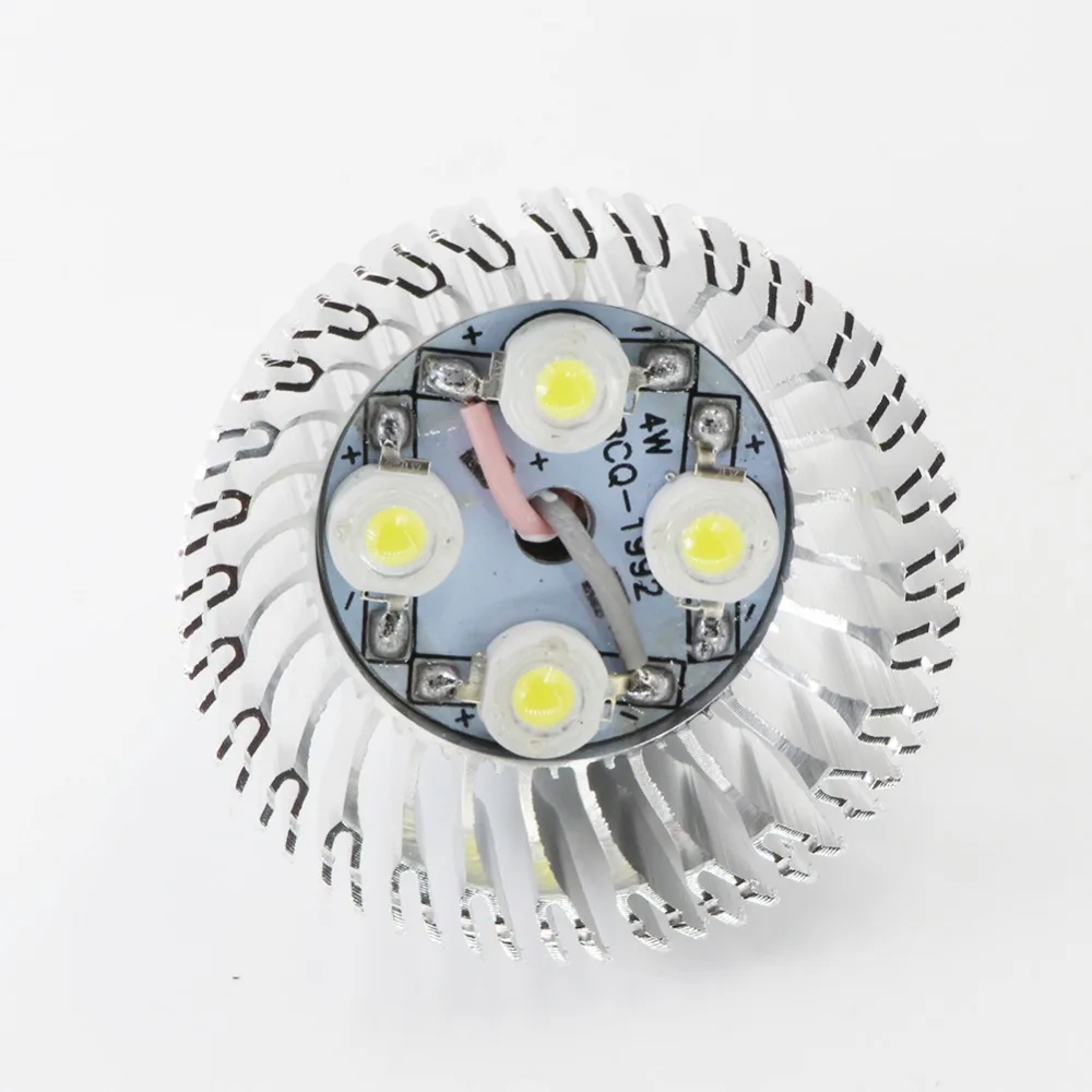 Точечный светильник Viewi 5x lamba MR16 4 Вт 3000 К 6000 ac dc 12 В 24 в супер яркая домашняя лампа