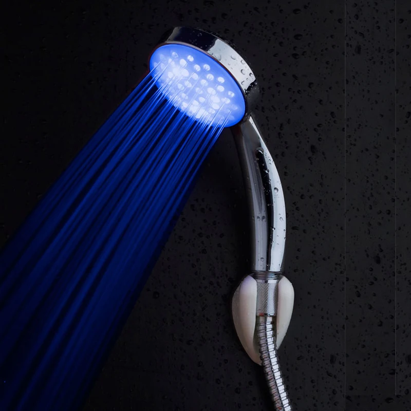 PVIVLIS душ Свет Смеситель Для Душа Душ Красочный Мерцания Глава Водосберегающие
