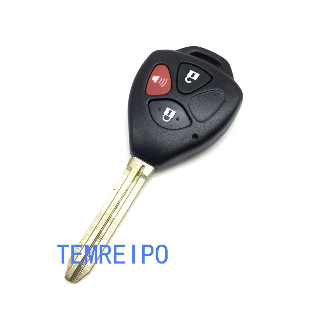 

Remote 3 Button Key Shell Fob For Toyota RAV4 Yaris Venza Matrix Scion tc xA xb xd Replacement Car Key Case Cover Uncut Blank