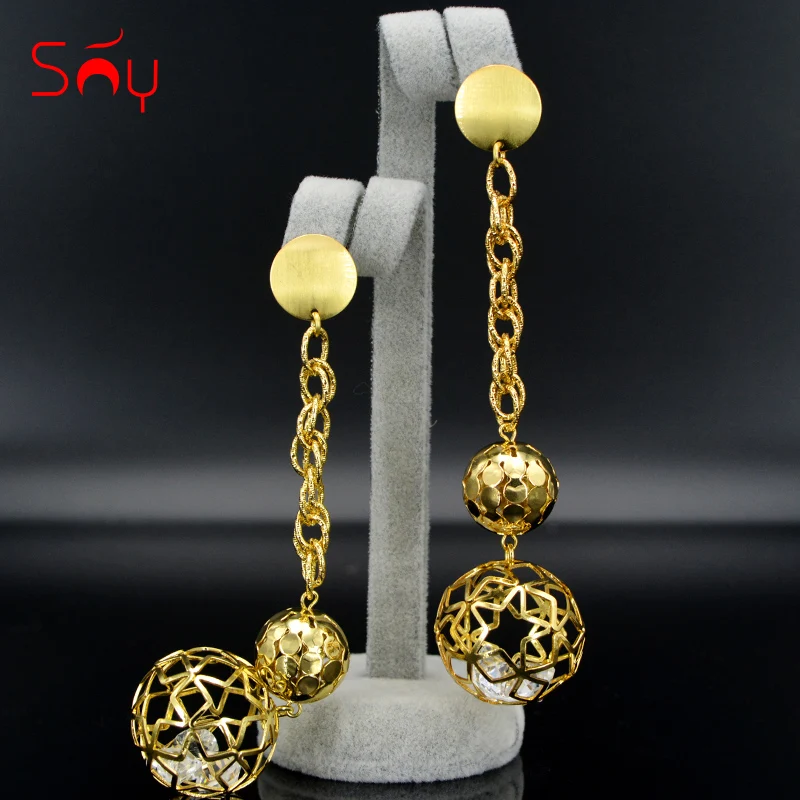 Длинные висячие серьги Sunny Jewelry модные ювелирные изделия 2020 для женщин