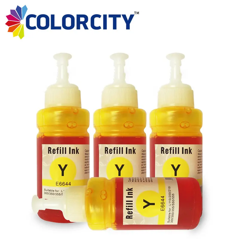 1pcs 70ml Yellow Y ink T6734/T6644 special dye for Epson L100 L111 L110 L200 L210 L201 L211 L220 l800 L801 L810 L850 L1800 | Компьютеры и