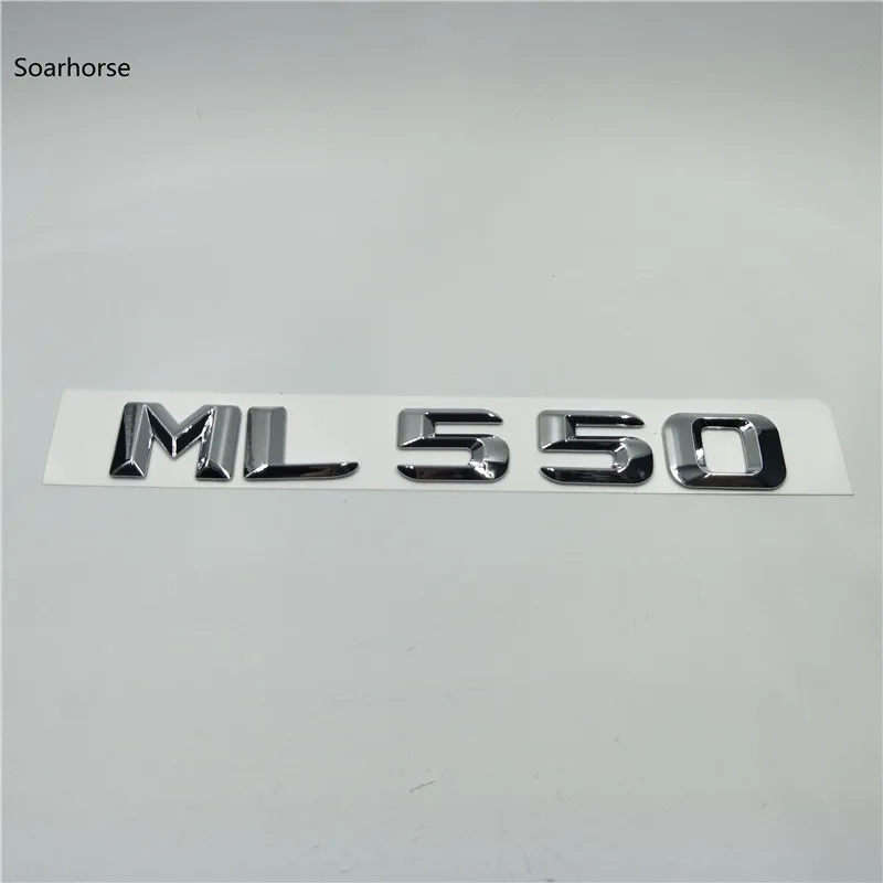 Авто Стикеры для Mercedes Benz W166 W164 ML55 ML63 ML250 ML280 ML300 ML320 ML350 задние логотип наклейка с буквами эмблемы - Название цвета: ML550