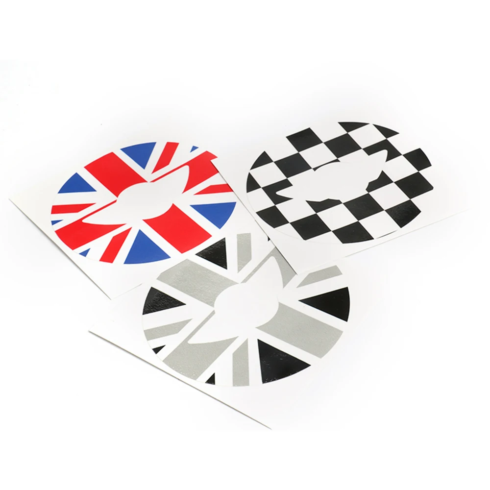 1 шт. виниловые наклейки на руль автомобиля Union Jack Checker из ПВХ для Mini Cooper JCW F54 F55 F56 F60