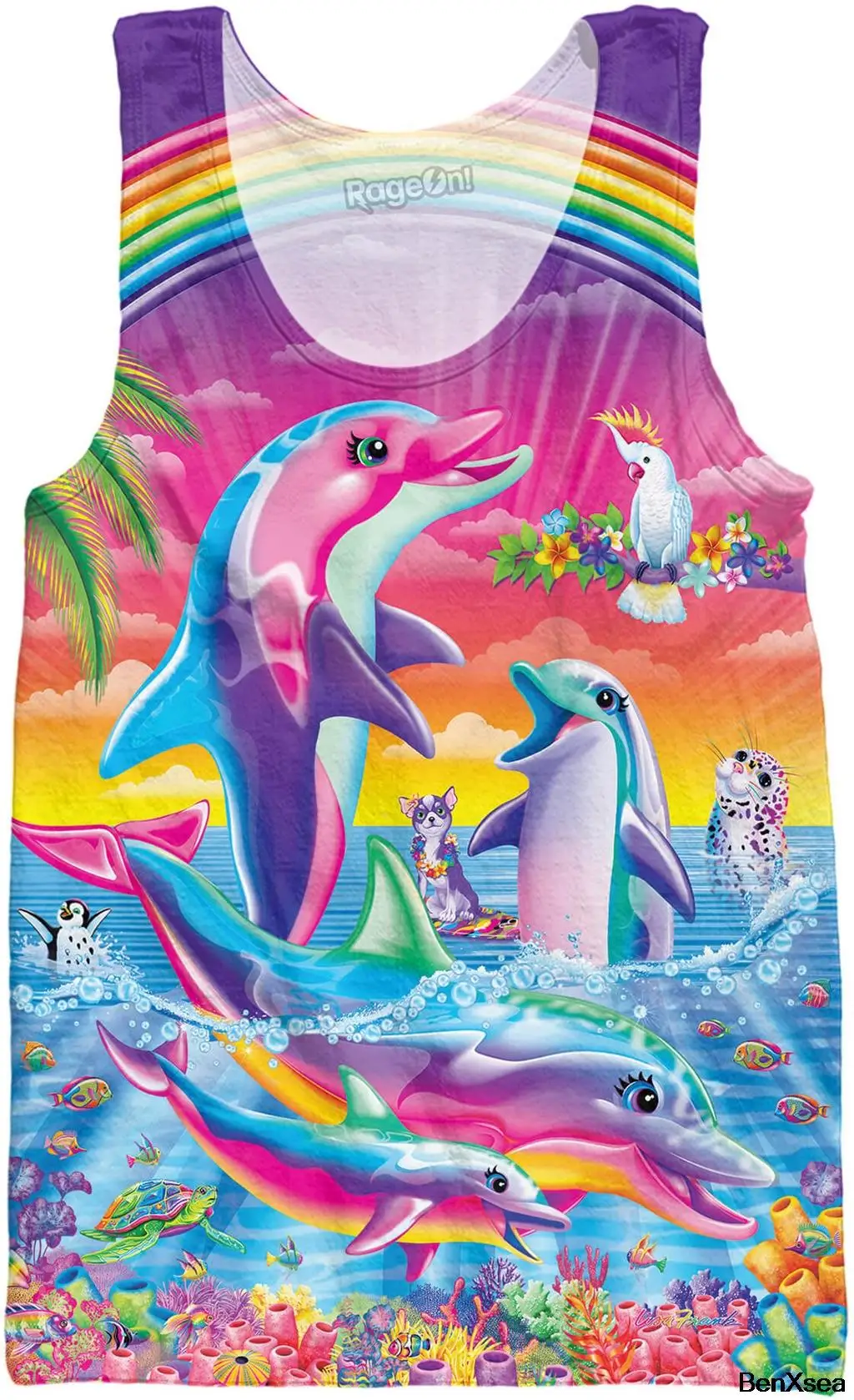 Lisa Frank Aliens/Skye/Hunter/Форрест, майка с 3d принтом, майка унисекс, трикотажные майки, рубашка размера плюс - Цвет: Серый