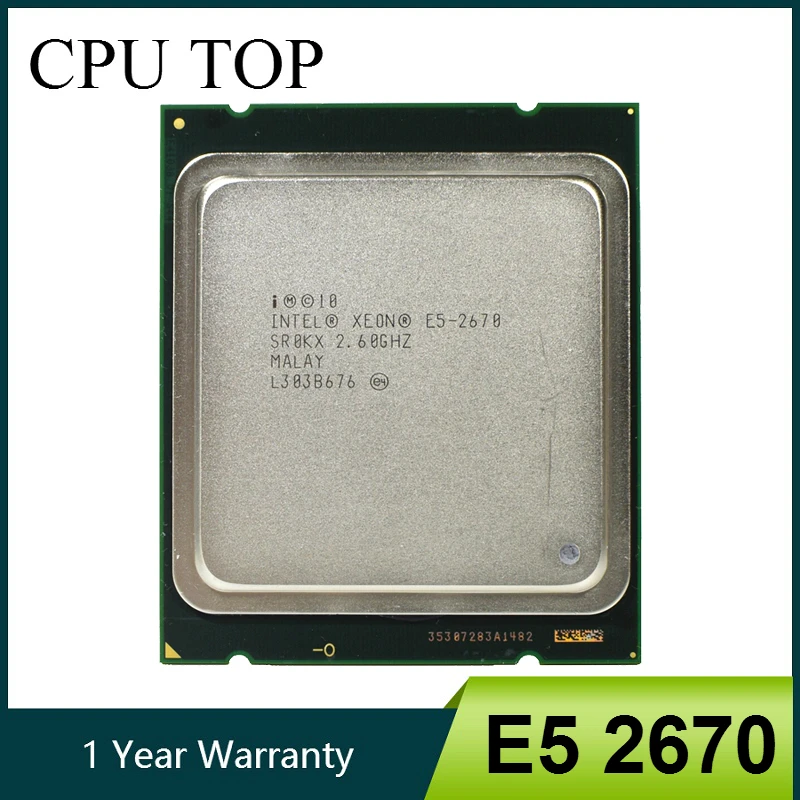 Процессор Intel Xeon E5 2670 SR0KX C2 2 6 ГГц 20 МБ кэш 8 00 ГТ/с LGA 2011 ЦПУ 100% нормальная работа|intel
