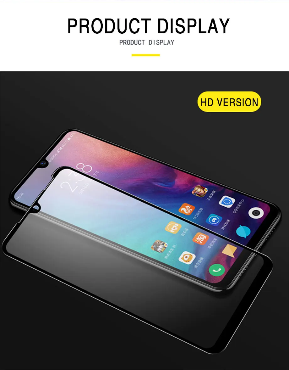 9D закаленное стекло для Xiaomi Redmi Note 7 6 5 Pro 6A 5 Plus S2 5A 6 Pro Защитная пленка для экрана чехол