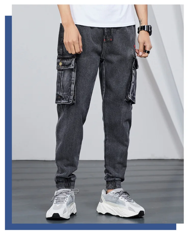 Kot Pantolon Pantalon мужские джинсы новые рваные джинсы для мужчин Новые отверстия девять точек ковбойский стиль маленькие ноги мужские джинсы Homme