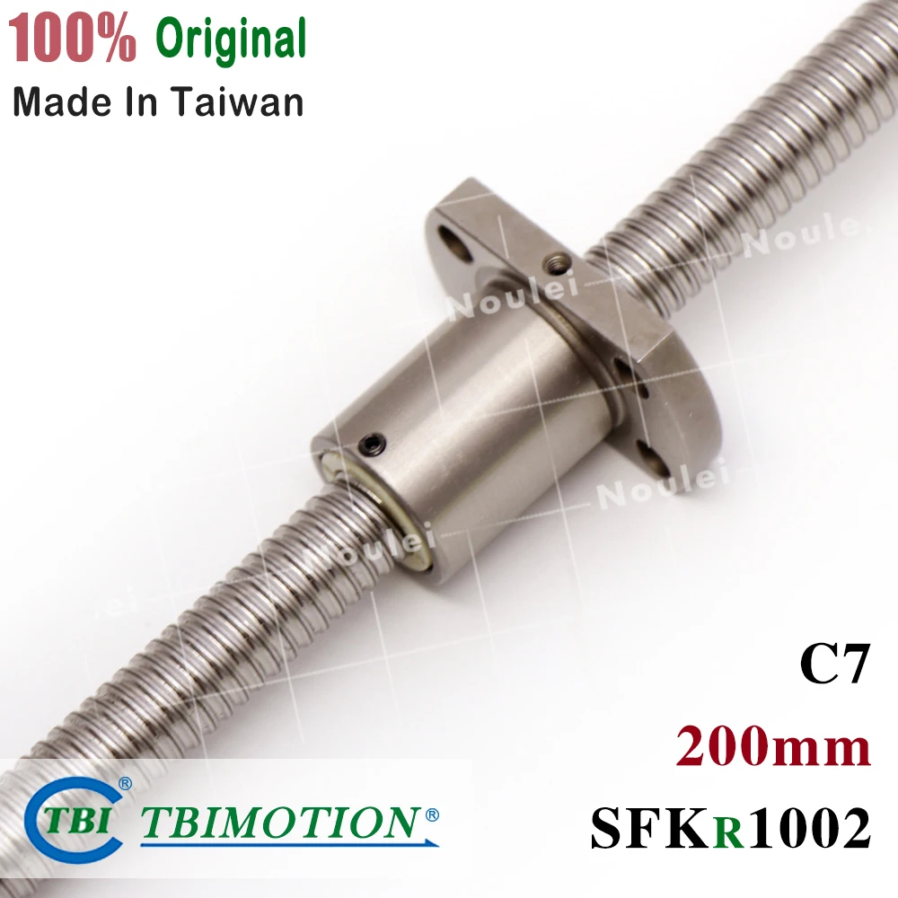 TBI 10 мм шариковый винт 1002 200 с SFK Фланцевая гайка SFK1002 2 свинцовый шаг миниатюрные