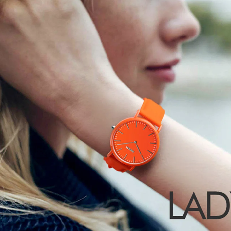 Часы женские и мужские кварцевые с силиконовым ремешком 2018|Женские наручные