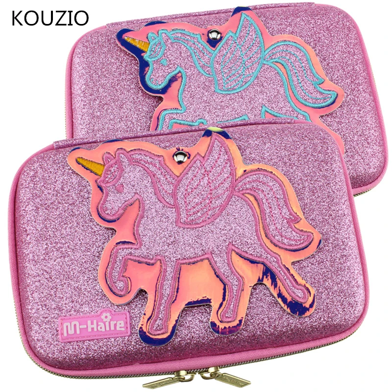 Кавайный пенал с единорогом для девочек милый эстуш Эсколар trousse solaire stylo lapiceras