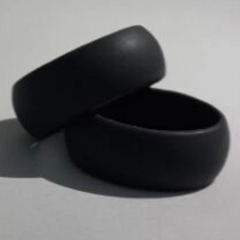Черное гибкое Гипоаллергенное Силиконовое резиновое кольцо для кроссфита