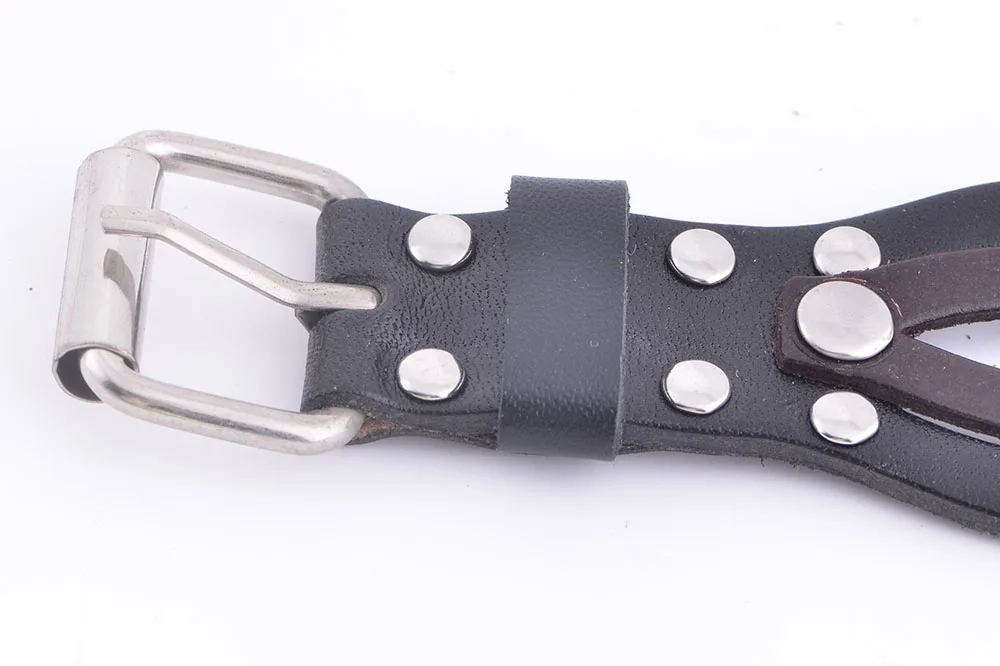 Новинка SE0106 коричневый и черный многослойный браслет из натуральной кожи в стиле