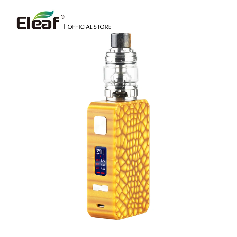 Оригинальная электронная сигарета Eleaf Saurobox с набором ELLO Duro 6 5 мл/2 мл HW-N/HW-M 220 Вт