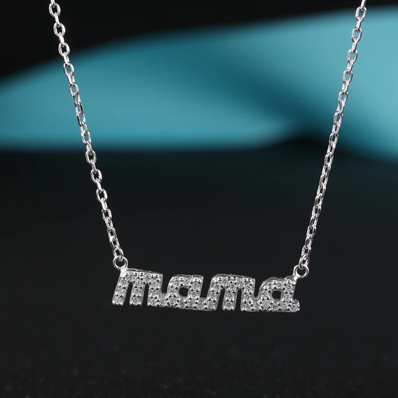 Женское ожерелье из серебра 100% пробы с фианитом|necklace india|jewelry directjewelry personalized necklaces |