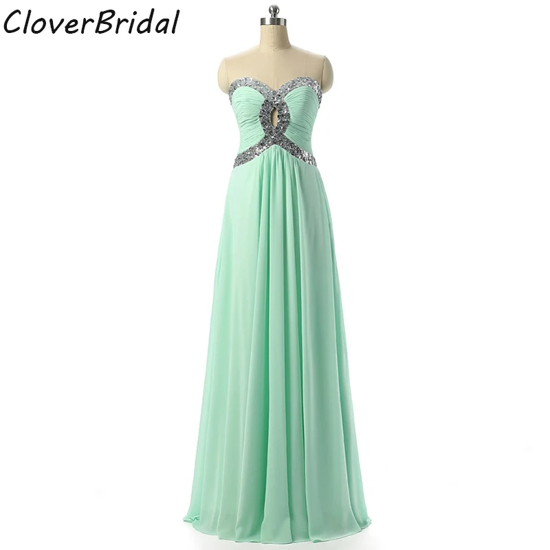 Реальные фотографии дешевые Мятные платья для выпускного самый дешевый Интернет