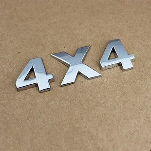 Хит продаж оптовая продажа 3D чистого металла наклейки Универсальный 4X4