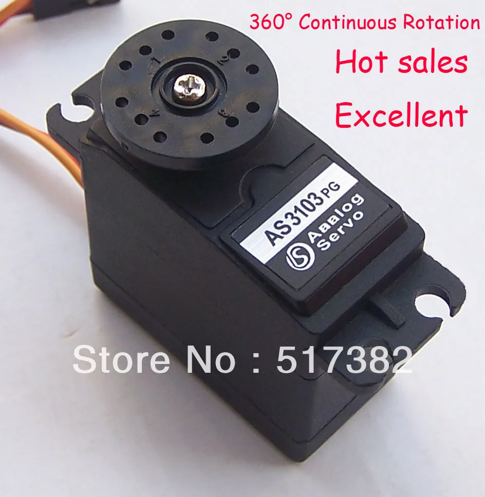 360 Continuous servo 2x360 servo 360 градусов непрерывного вращения сервоприводы постоянного тока мотор-редуктор для салона автомобиля Робот 5,5 кг/см DC 4,8 V-6 V - Цвет: 360 Continuous servo