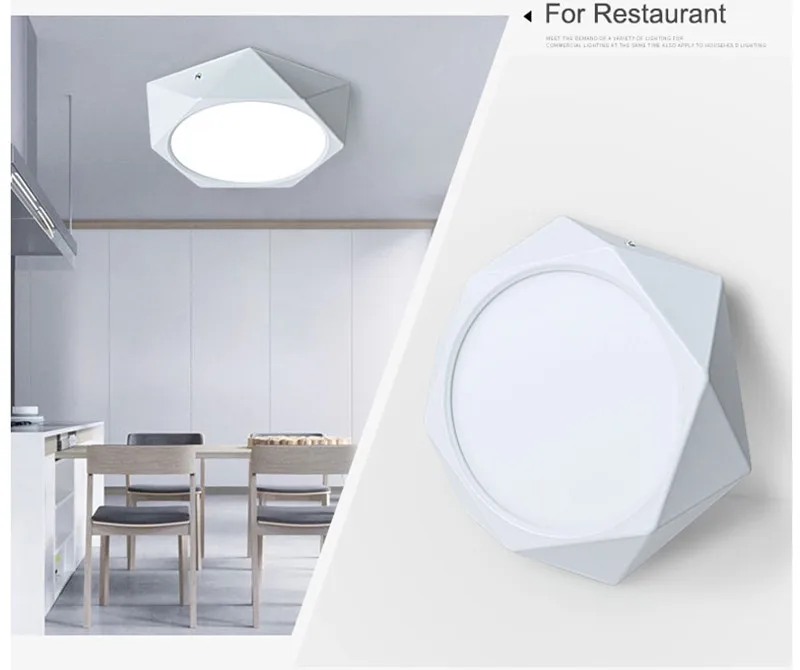 Поверхностного монтажа LED Алмазная панель потолочная лампа креативная