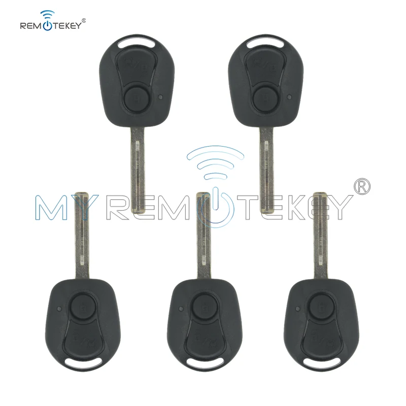 

Remtekey 5 Remote car key shell case cover 2 button for Ssangyong Rexton RX7 without circuit board