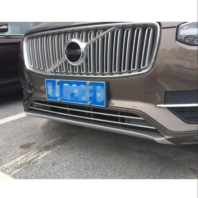 Для VOLVO XC90 2015 2016 2017 2018 на передний бампер для автомобильного стайлинга Нижняя
