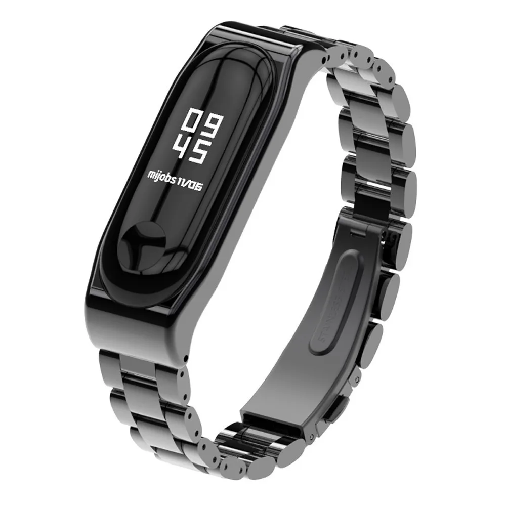 Фитнес браслет из нержавеющей стали для xiaomi Mi Band 3|Смарт-аксессуары| |
