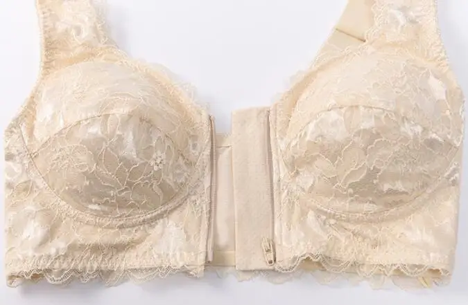 Baiclothing Женская застежка спереди бюстгальтер пуш ап охват легкой подкладке