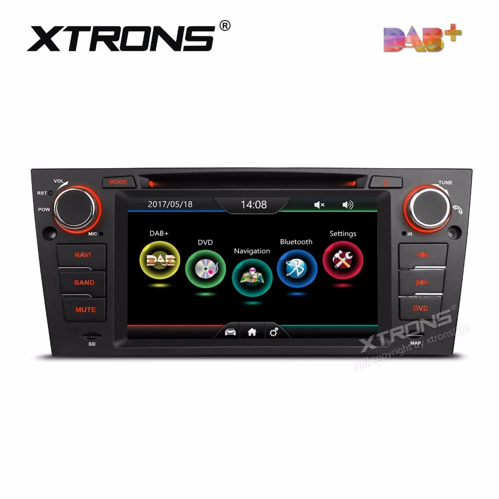 XTRONS 7 дюймов Автомобильный DVD плеер 2 din радио DAB + Canbus GPS навигации для BMW E90 седан E91