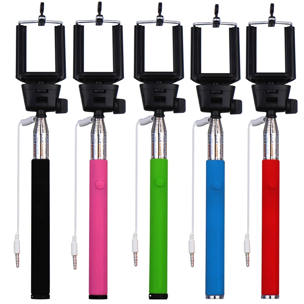 Универсальная Проводная селфи палка монопод для IOS Android смартфонов ручной