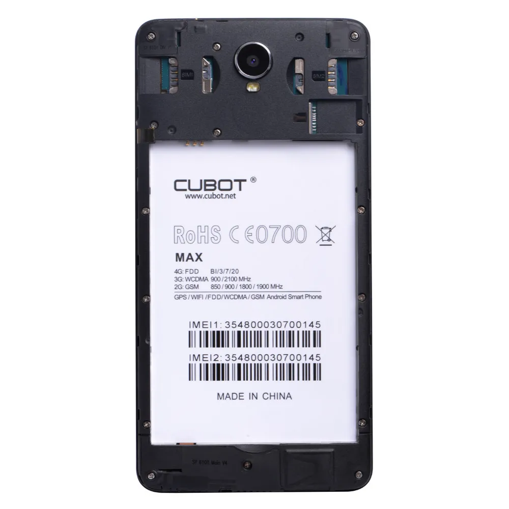 Оригинал Cubot задняя камера стекло объектива для CUBOT MAX 6 0 дюймовый мобильный