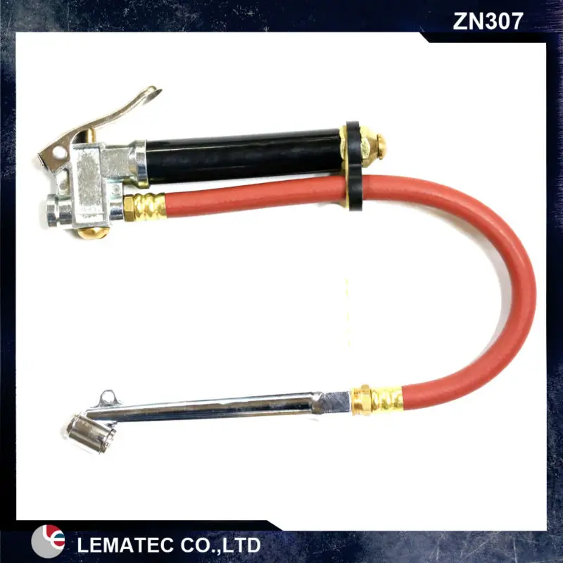 Ручка LMEATEC двойной патрон для накачивания шин манометр автомобильных с воздушным