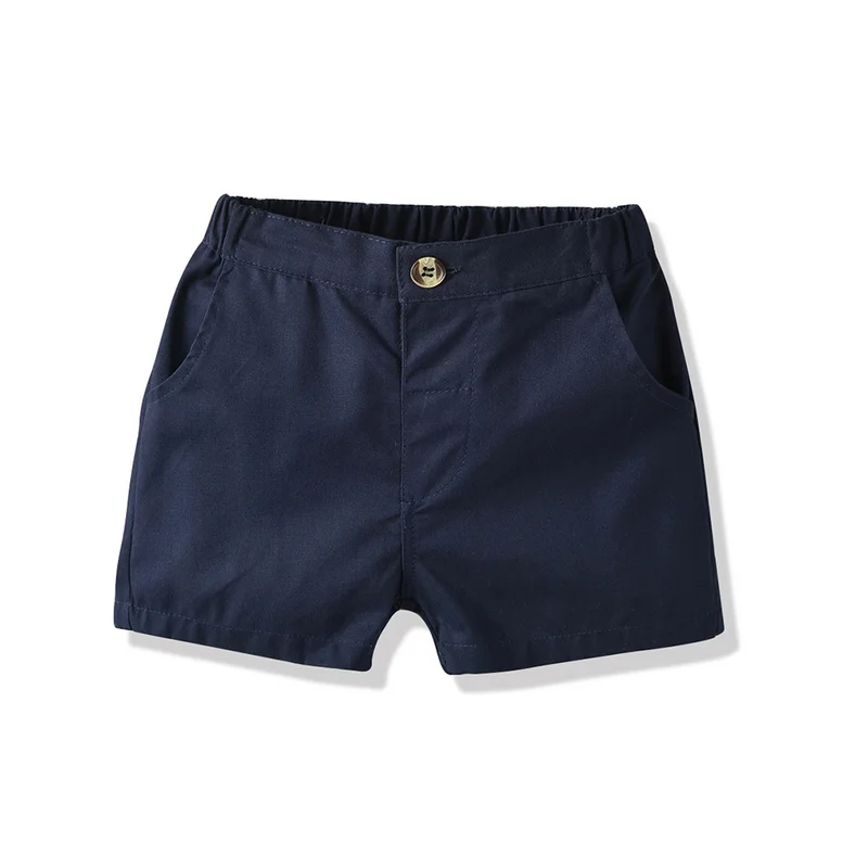 Футболка с вышивкой и шорты для мальчиков