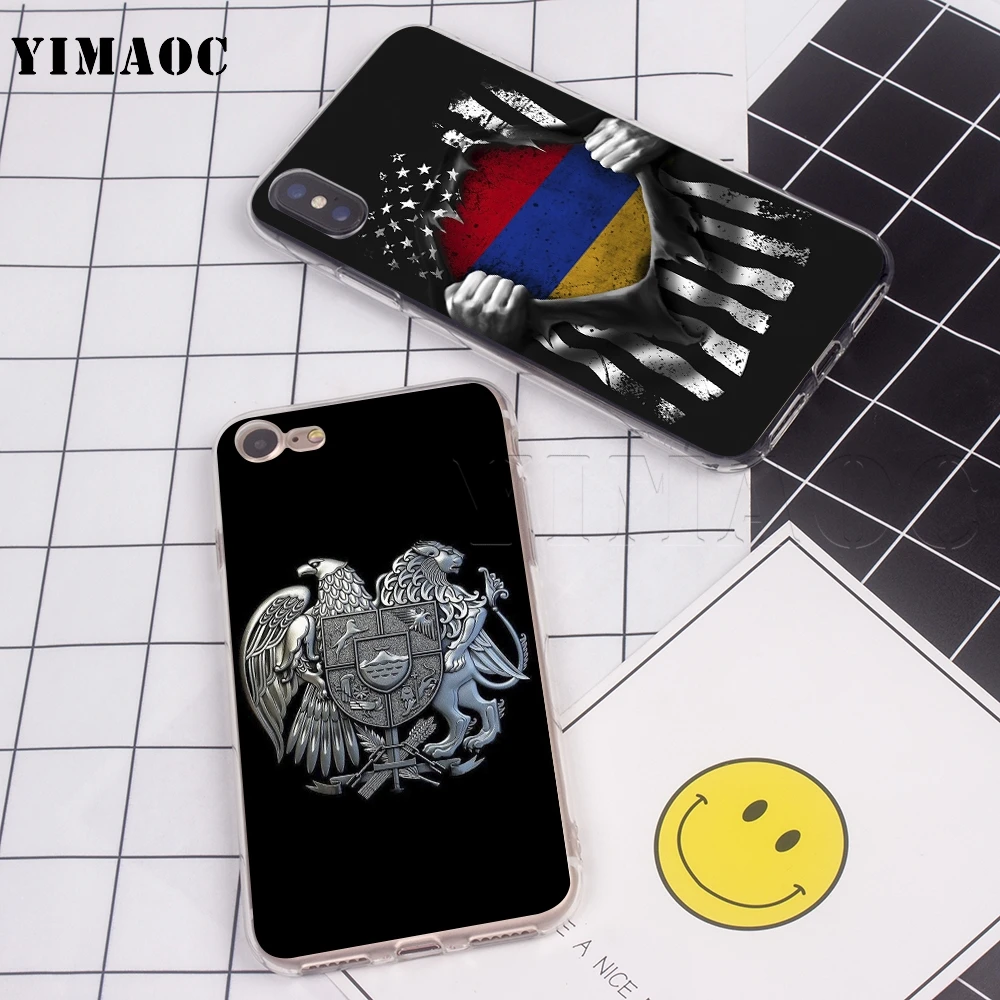 Силиконовый чехол YIMAOC с флагом армян для Huawei Honor Mate 20 6a 7a 8x 7c 7x9 10 Nova 3i 3 Lite Pro|Бамперы|