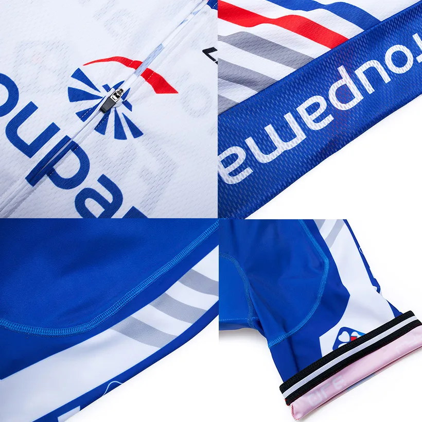 Pro Team FDJ велосипедная майка 9D комплект с нагрудником MTB велосипедная одежда быстросохнущая велосипедная одежда Ropa Ciclismo мужские шорты Maillot Culotte