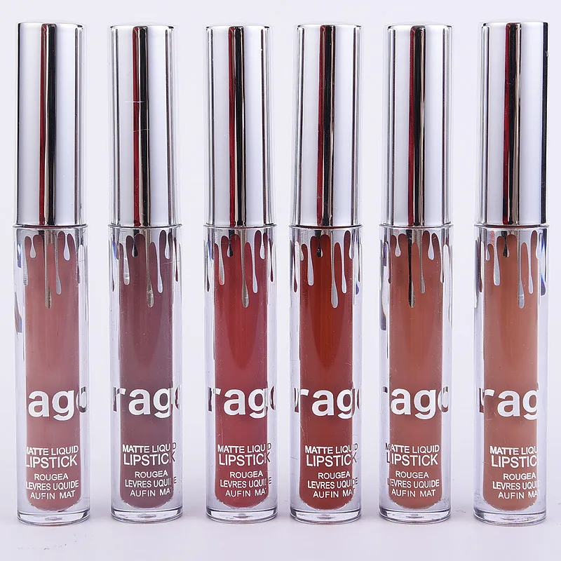 Новинка цвет металлик жидкая губная помада телесного цвета натуральная