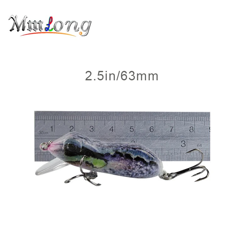 Твердая рыболовная приманка в виде лягушки 6 3 см|frog fishing lure|lure floatingfishing lure |