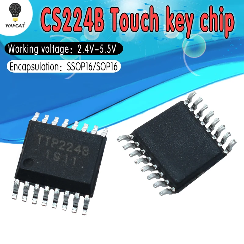 10PCSTTP224B BSBN сенсорная панель с 4 кнопками детектор SSOP tpd224n SMD для сенсорных