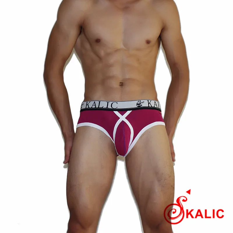 Мужское нижнее белье от известного бренда KALIC пикантные трусы хлопковое с