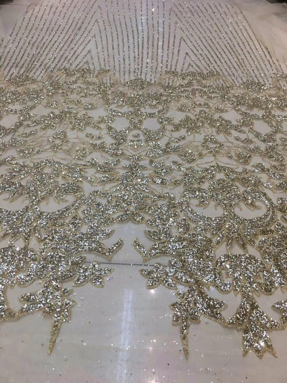 

nice looking Nigerian Lace Fabric SYJ-71526 with Wedding African Lace Fabric with glitter sequins