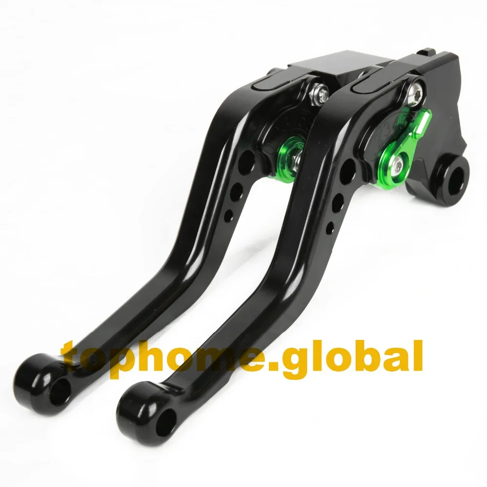 Для Кавасаки ZX6R ZX636 Z1000 2007 2016 короткие черные сцепные тормоза с ЧПУ 2008 2009 2010 2011 2012