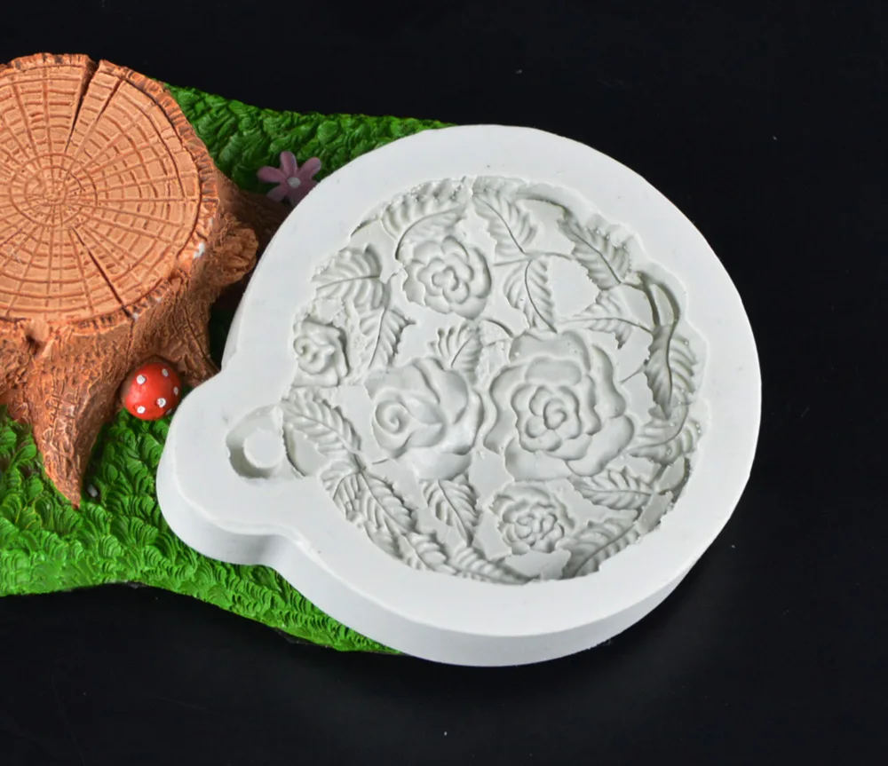 Силиконовая форма для мыла Rose Craft 3D формы рукоделия полимерная глина свечей Fondant
