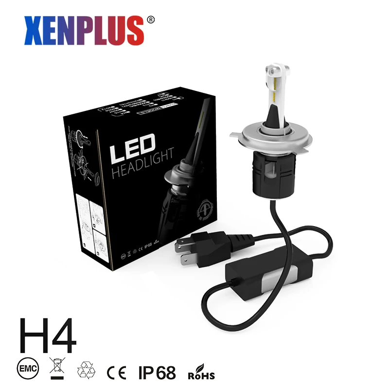 

Xenplus Mini LED Headlight bulbs H7 H11 HB3 H4 HB4 H3 H1 D4S H13 9007 CSP 7200LM 48W 12V B6 Car lights 6000k Headlamp for Auto