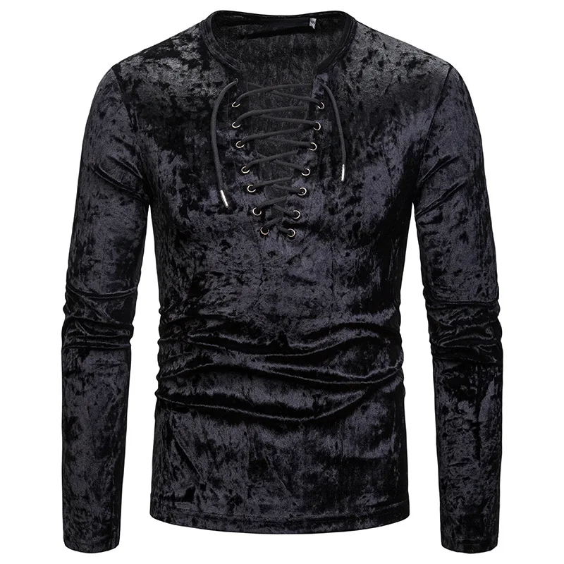 Шотландский якобит Ghillie Kilt рубашка мужская Chemise Homme Модная приталенная Однотонная рубашка смокинг с длинным рукавом мужская рубашка s Топ