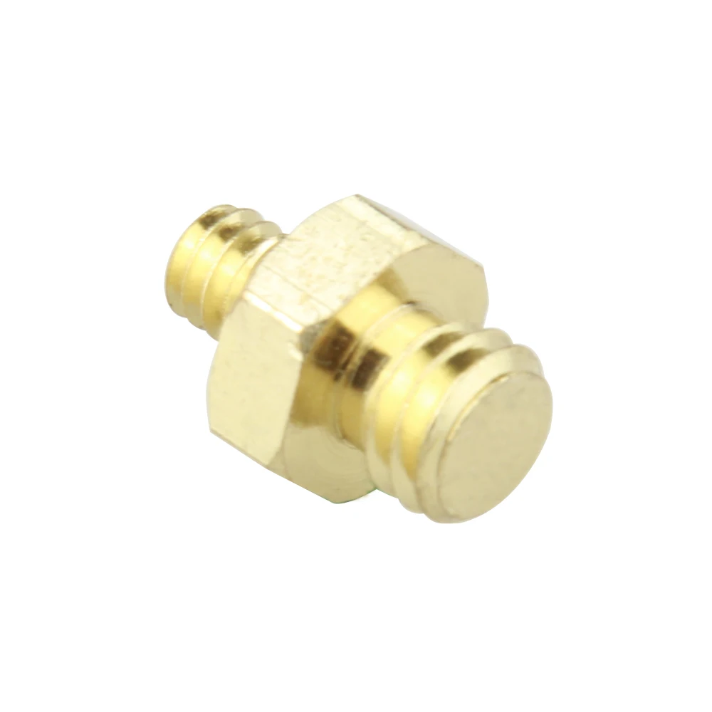 

CAMVATE Double Male Threaded Screw Adapter 1/4" to 3/8" Convert Adaptor Hexagon C1836