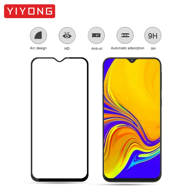  YIYONG 5D полное покрытие Стекло для samsung Galaxy A30 A50 A10 A70 закаленное Экран протектор 2019 |