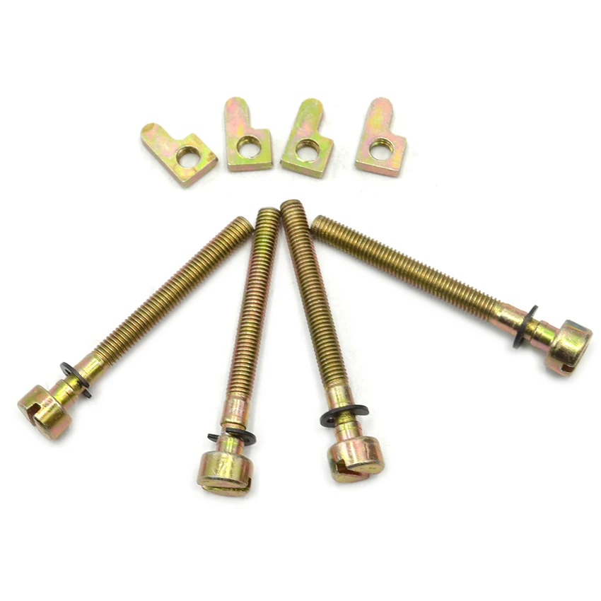 4 комплект устройство регулировки натяжителя цепи регулировочный винт для Husqvarna