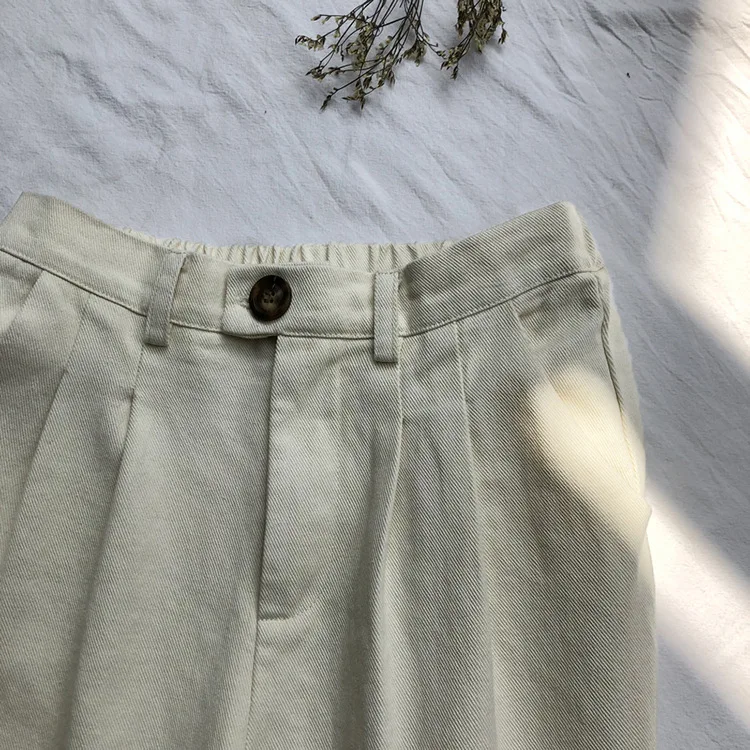 Hnadsome минимализм Pantalon Femme Мода Досуг прямые брюки плоские Харадзюку шаровары Mujer манжеты Spodnie Damskie