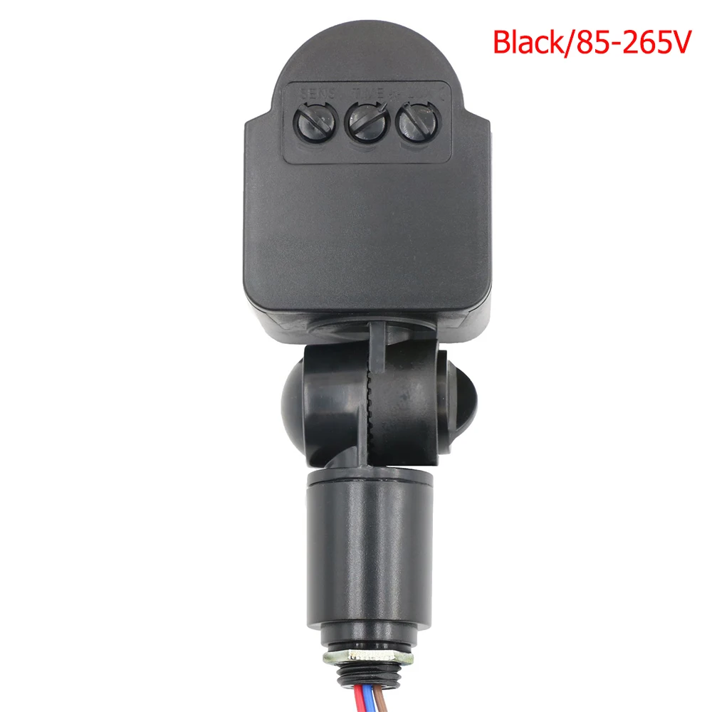 1 шт. DC12V/AC 85-265 в ABS Открытый PIR датчик движения человеческого тела Инфракрасный для